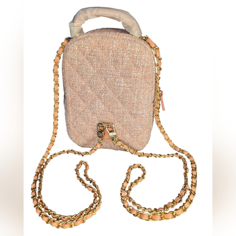 Chanel Pink Tweed Mini Backpack with Box - GWP - Picture 2 of 12